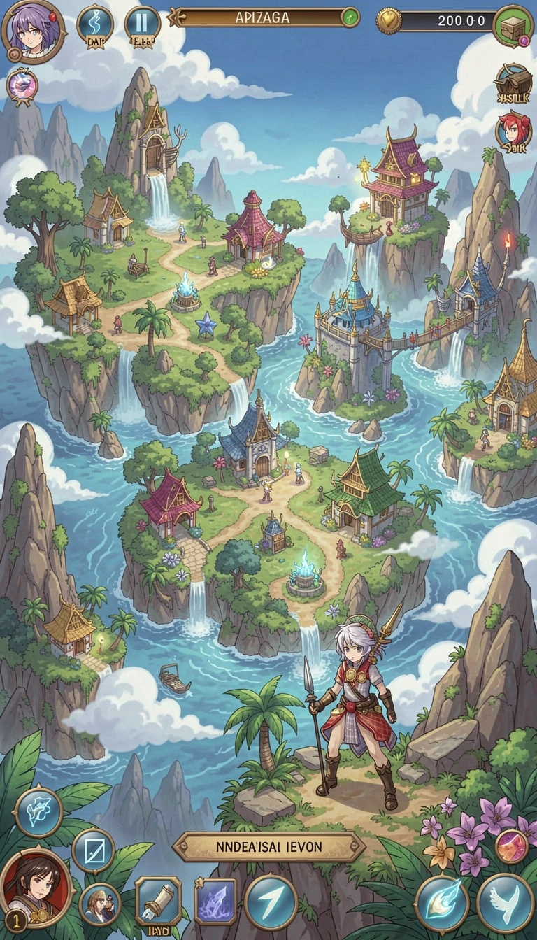 Galeri pratinjau visual dewatogel build APK resmi terbaru
